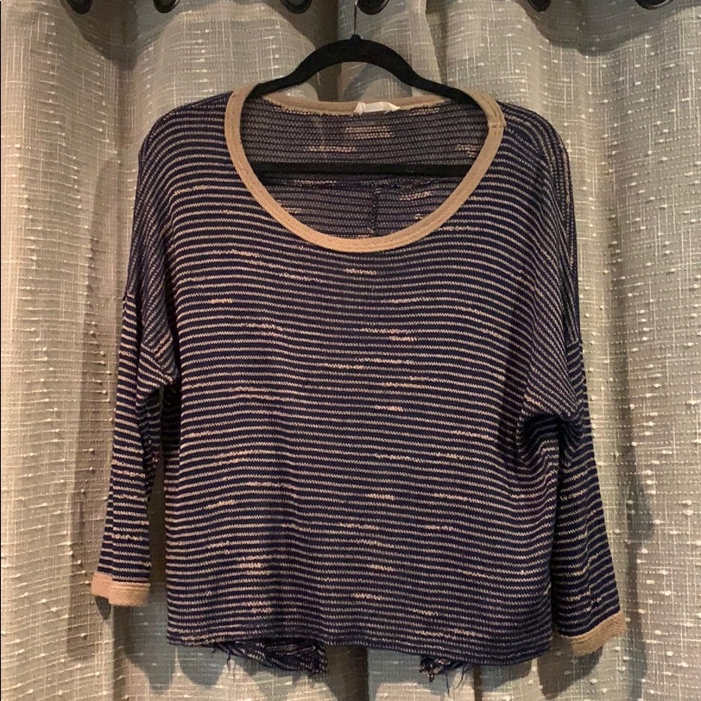 Striped 3/4 sweater